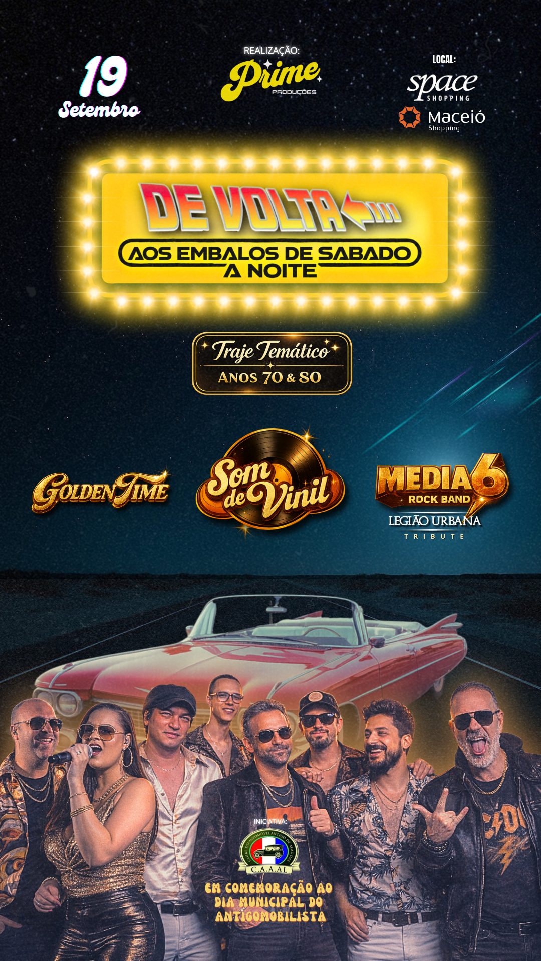 De Volta aos Embalos de Sábado à Noite - 19 de Setembro - Golden Time, Som de Vinil, Média 6